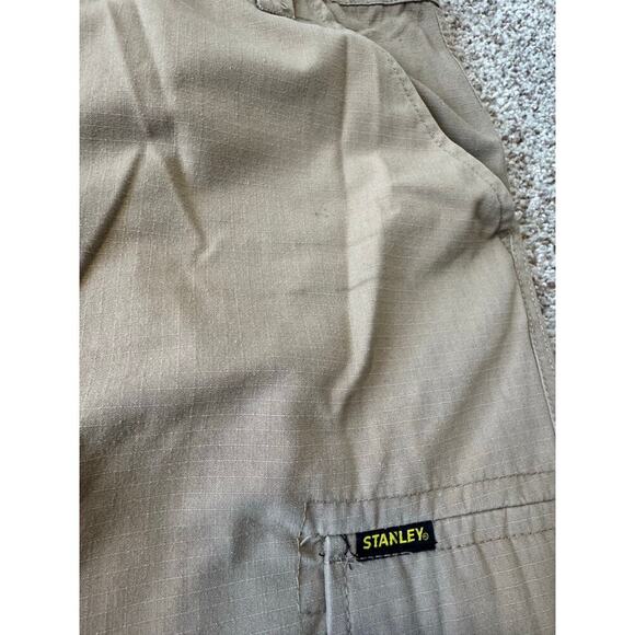 STANLEY men's Cargo shorts, size 38; Khaki, lots of pockets - Picture 9 of 9